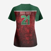 Custom Morocco Football Dream 2026 Scrub Top Atlas Lions Journey To America