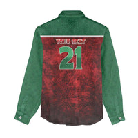 Custom Morocco Football Dream 2026 Women Casual Shirt Atlas Lions Journey To America