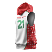 Custom Morocco Football Dream 2026 Sleeveless Hoodie Take Me To America