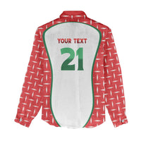 Custom Morocco Football Dream 2026 Women Casual Shirt Take Me To America