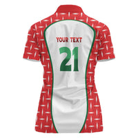 Custom Morocco Football Dream 2026 Women Polo Shirt Take Me To America