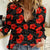 Polynesian Pride Hawaii Style With Hibiscus Women Casual Shirt Black - Wonder Print Shop