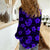 Polynesian Pride Hawaii Style With Hibiscus Women Casual Shirt Blue - Wonder Print Shop