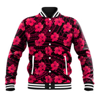 Polynesian Pride Hawaii Style With Hibiscus Baseball Jacket Pink LT9 - Wonder Print Shop