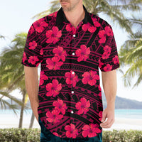 Polynesian Pride Hawaii Style With Hibiscus Hawaiian Shirt Pink - Wonder Print Shop