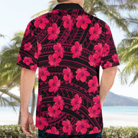 Polynesian Pride Hawaii Style With Hibiscus Hawaiian Shirt Pink - Wonder Print Shop