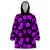 Polynesian Pride Hawaii Style With Hibiscus Wearable Blanket Hoodie Purple - Wonder Print Shop