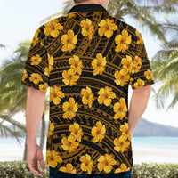 Polynesian Pride Hawaii Style With Hibiscus Hawaiian Shirt Yellow - Wonder Print Shop