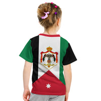Hashemite Kingdom of Jordan Kid T Shirt Jordan Flag Style - Wonder Print Shop
