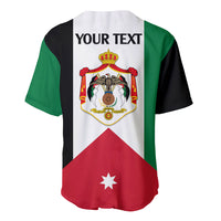 Personalised Hashemite Kingdom of Jordan Baseball Jersey Jordan Flag Style LT9 - Wonder Print Shop