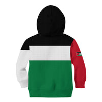 Personalised Jordan Kid Hoodie Jordan Independence Anniversary Simple Flag Style - Wonder Print Shop