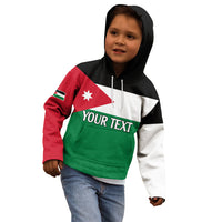 Personalised Jordan Kid Hoodie Jordan Independence Anniversary Simple Flag Style - Wonder Print Shop