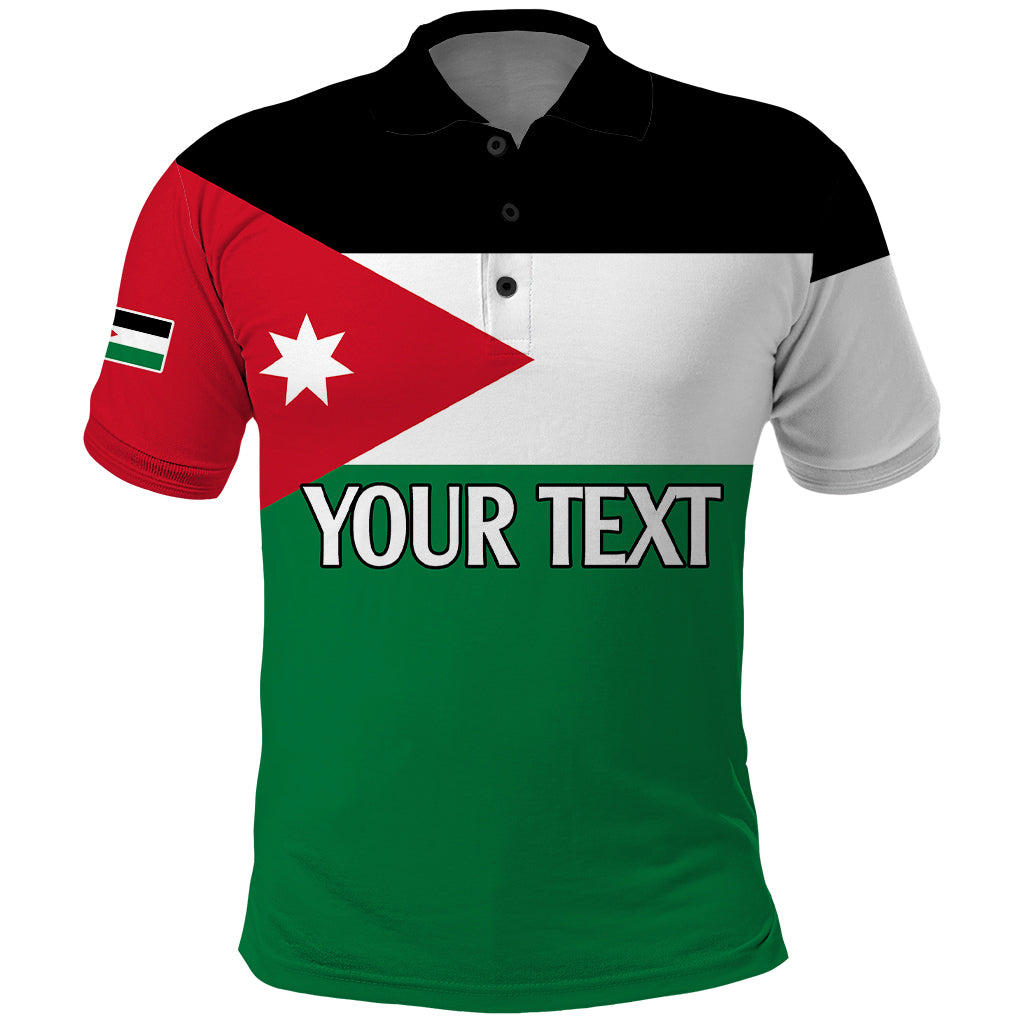 Custom Jordan Polo Shirt Jordan Independence Anniversary Simple Flag Style - Wonder Print Shop