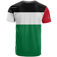 Personalised Jordan T Shirt Jordan Independence Anniversary Simple Flag Style - Wonder Print Shop