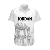 Jordan Hawaiian Shirt Al-Khazneh in Jordan Simple - Wonder Print Shop