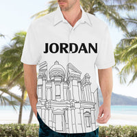Jordan Hawaiian Shirt Al-Khazneh in Jordan Simple - Wonder Print Shop