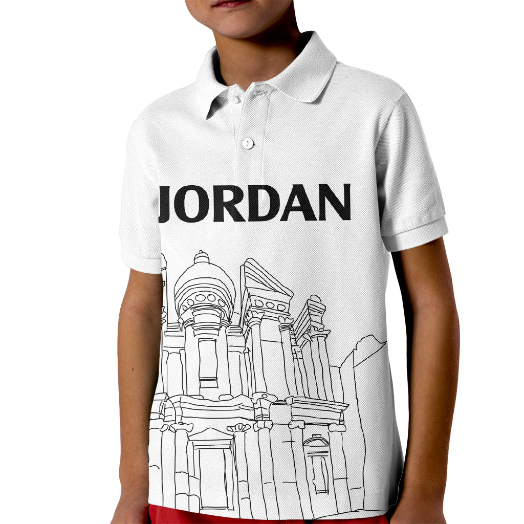 Jordan Polo Shirt for Kid Al Khazneh in Jordan Simple - Wonder Print Shop