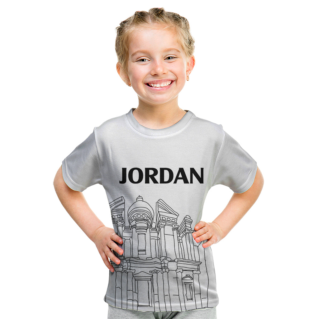 Jordan Kid T Shirt Al-Khazneh in Jordan Simple - Wonder Print Shop