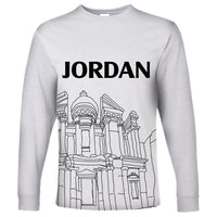 Jordan Long Sleeve Shirt Al-Khazneh in Jordan Simple - Wonder Print Shop