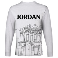 Jordan Long Sleeve Shirt Al-Khazneh in Jordan Simple - Wonder Print Shop