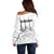 Jordan Off Shoulder Sweater Al-Khazneh in Jordan Simple - Wonder Print Shop