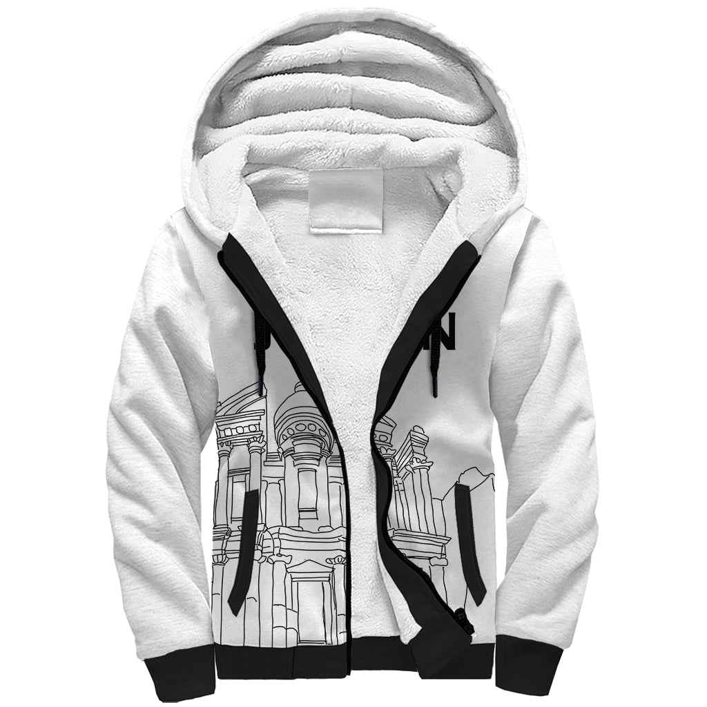 Jordan Sherpa Hoodie Al-Khazneh in Jordan Simple - Wonder Print Shop