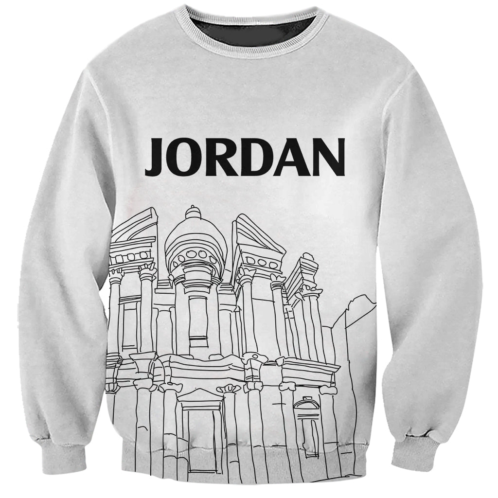 Jordan Sweatshirt Al-Khazneh in Jordan Simple - Wonder Print Shop