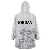 Jordan Wearable Blanket Hoodie Al-Khazneh in Jordan Simple - Wonder Print Shop