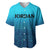 Jordan Baseball Jersey Al-Khazneh in Jordan Blue Gradient LT9 - Wonder Print Shop