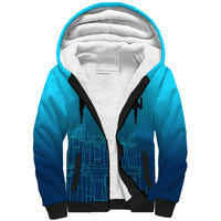 Jordan Sherpa Hoodie Al-Khazneh in Jordan Blue Gradient - Wonder Print Shop
