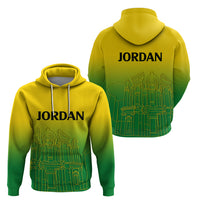 Jordan Hoodie Al-Khazneh in Jordan Green Gradient - Wonder Print Shop