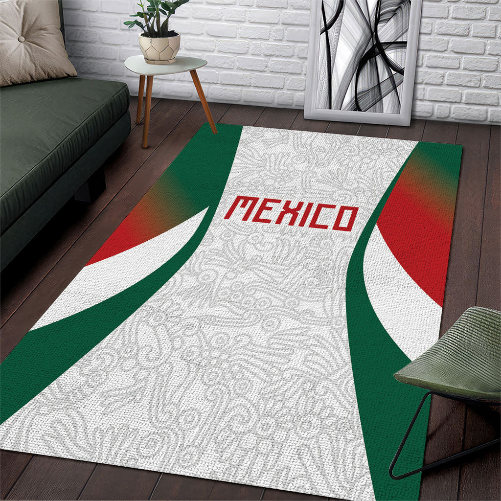 2026 World Football Host Country Mexico Area Rug Green Version