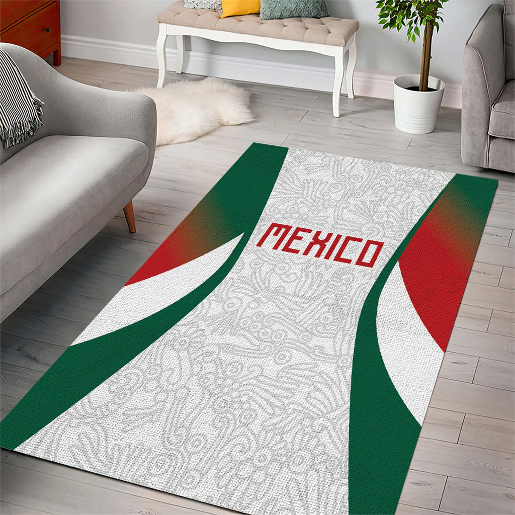 2026 World Football Host Country Mexico Area Rug Green Version