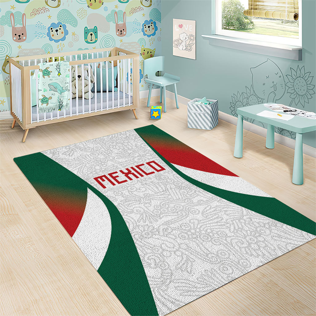 2026 World Football Host Country Mexico Area Rug Green Version