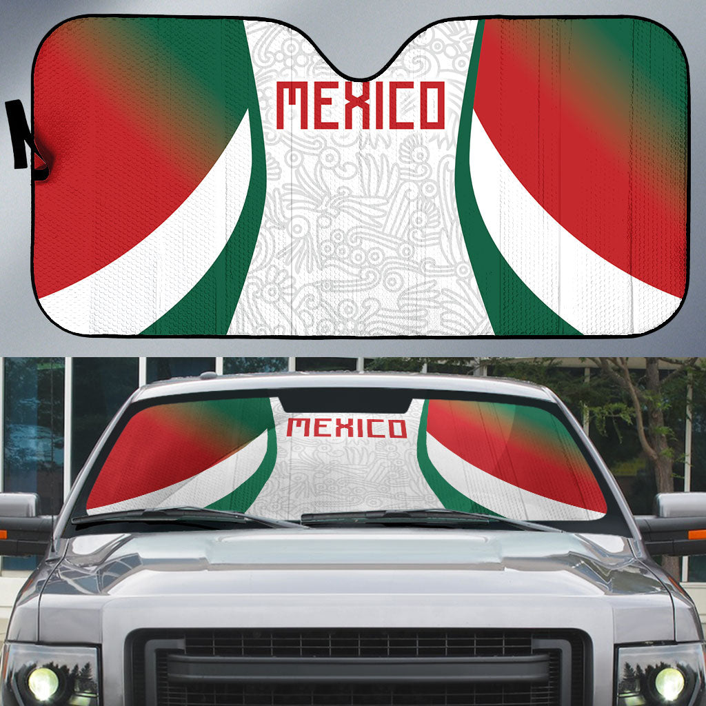 2026 World Football Host Country Mexico Auto Sun Shade Green Version