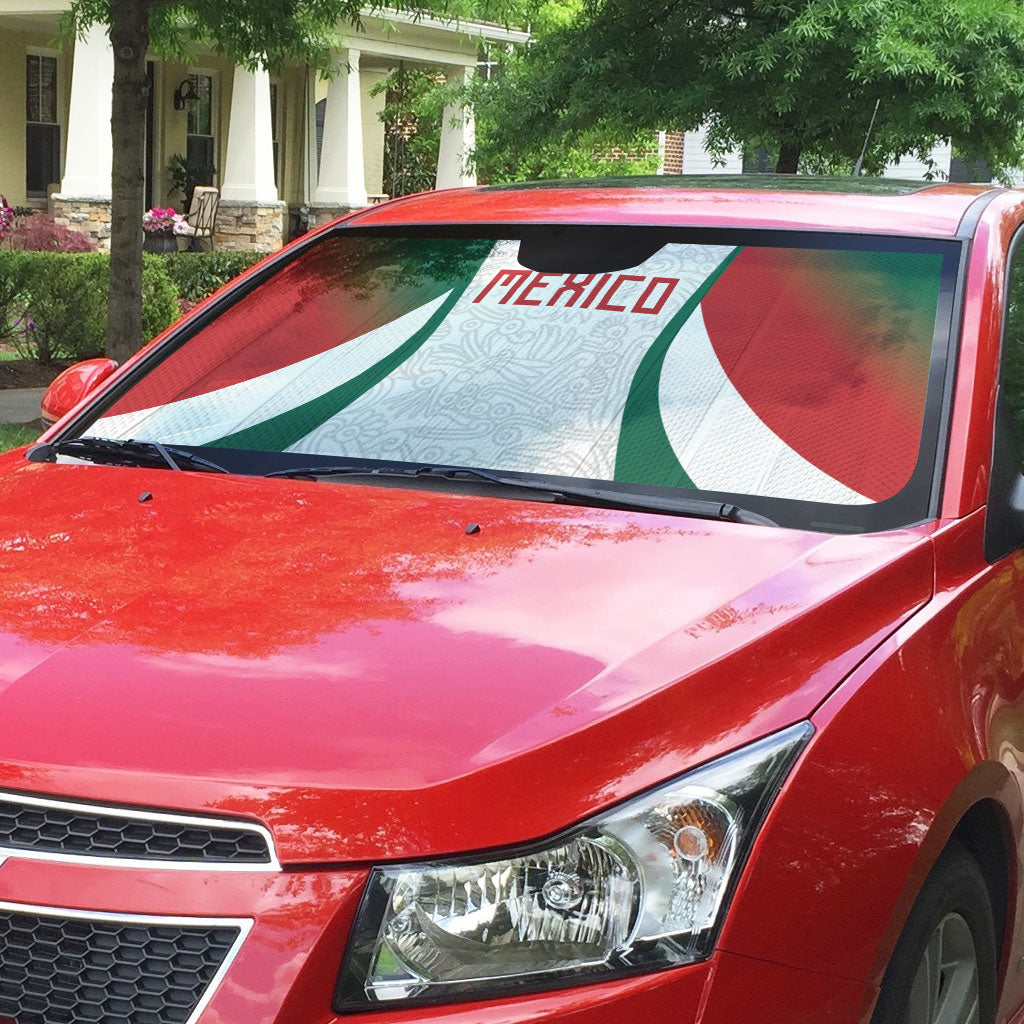 2026 World Football Host Country Mexico Auto Sun Shade Green Version
