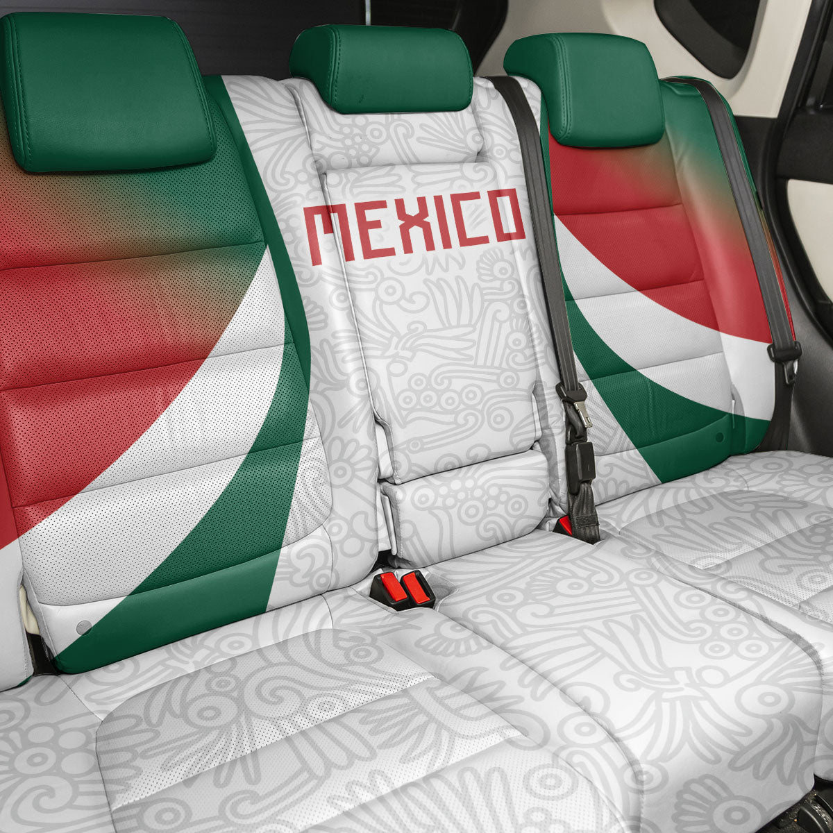 2026 World Football Host Country Mexico Back Car Seat Cover Green Version