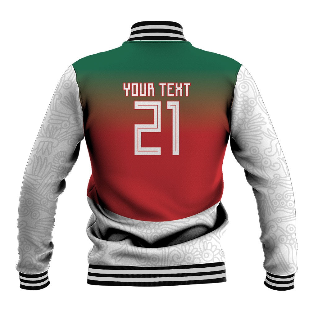2026 World Football Host Country Mexico Custom Baseball Jacket Green Version