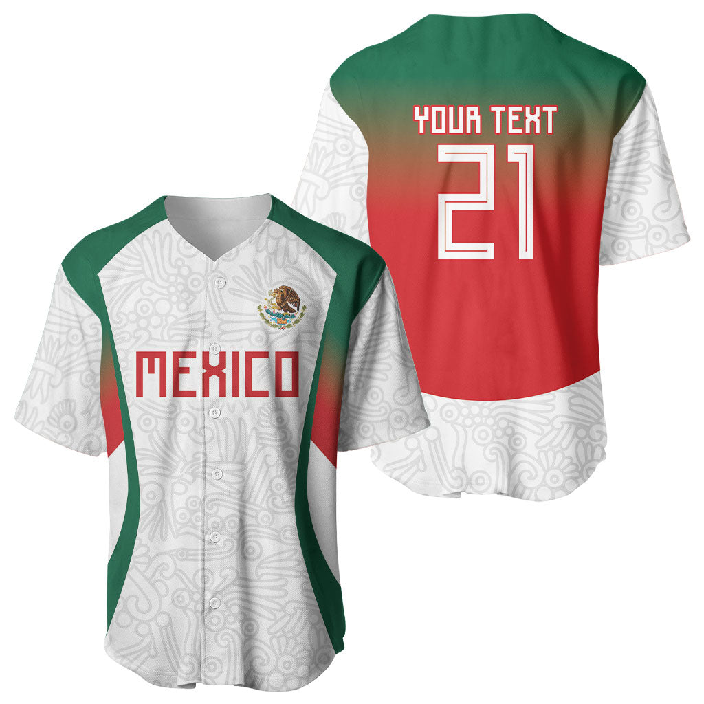 2026 World Football Host Country Mexico Custom Baseball Jersey Green Version