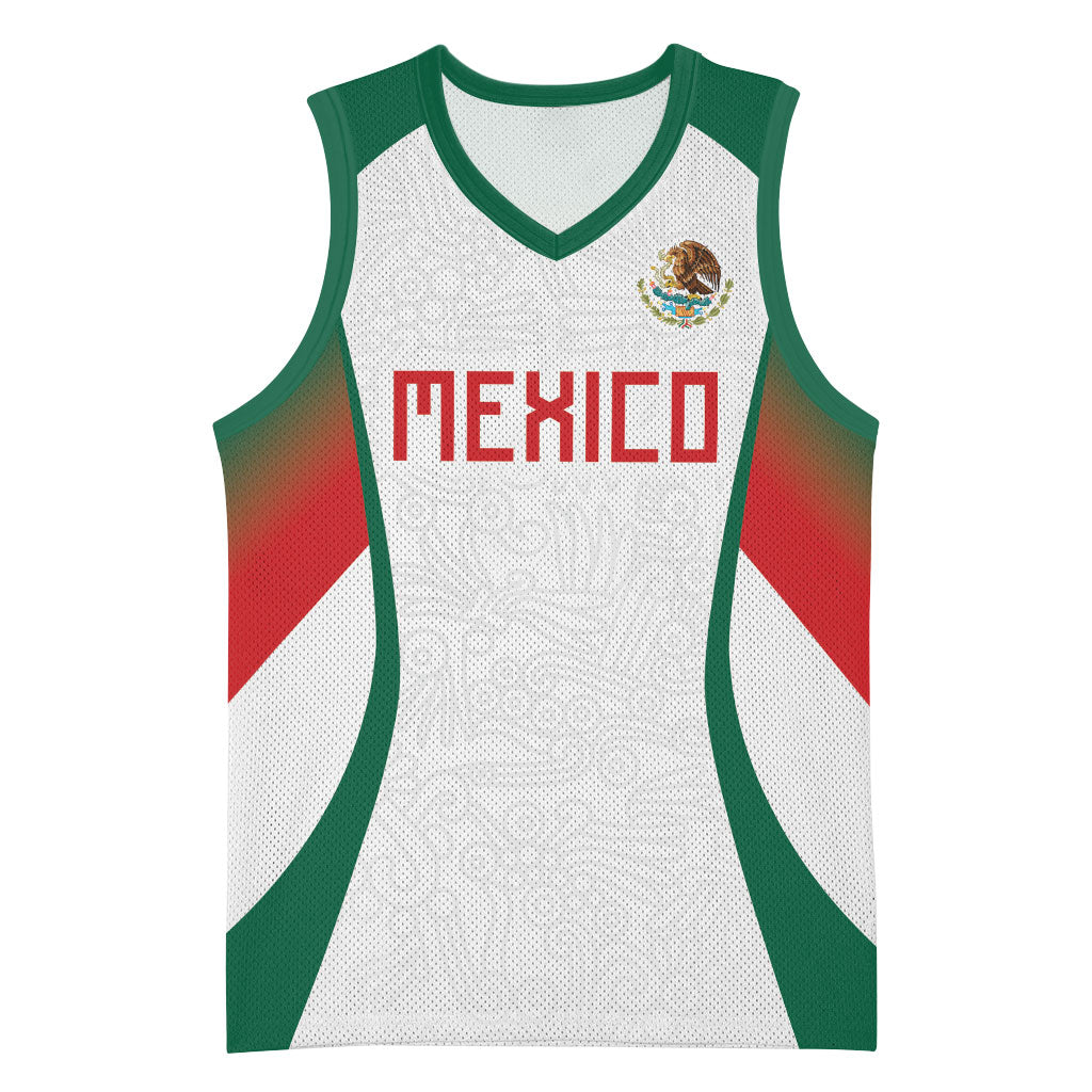 2026 World Football Host Country Mexico Custom Basketball Jersey Green Version