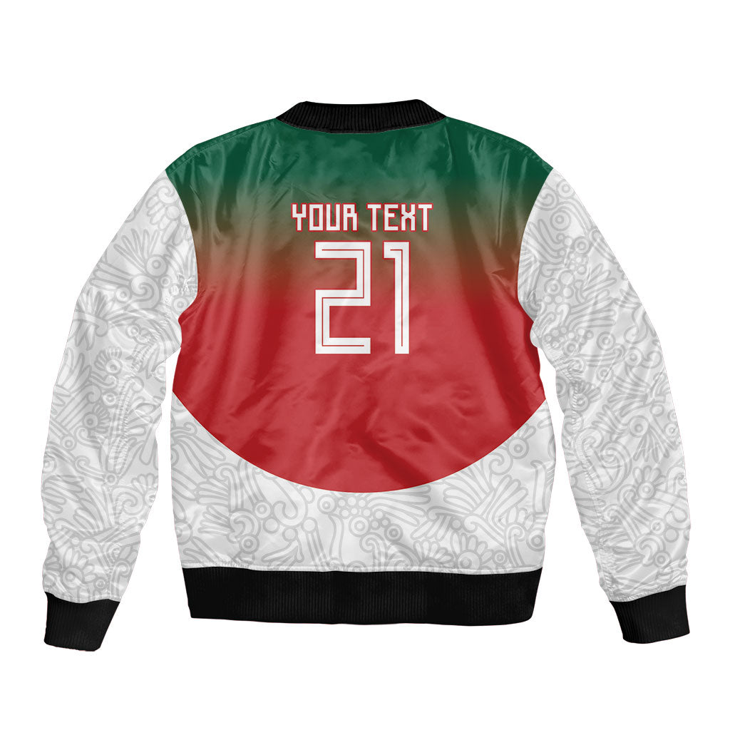 2026 World Football Host Country Mexico Custom Bomber Jacket Green Version