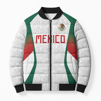 2026 World Football Host Country Mexico Custom Bomber Puffer Jacket Green Version
