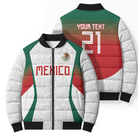 2026 World Football Host Country Mexico Custom Bomber Puffer Jacket Green Version