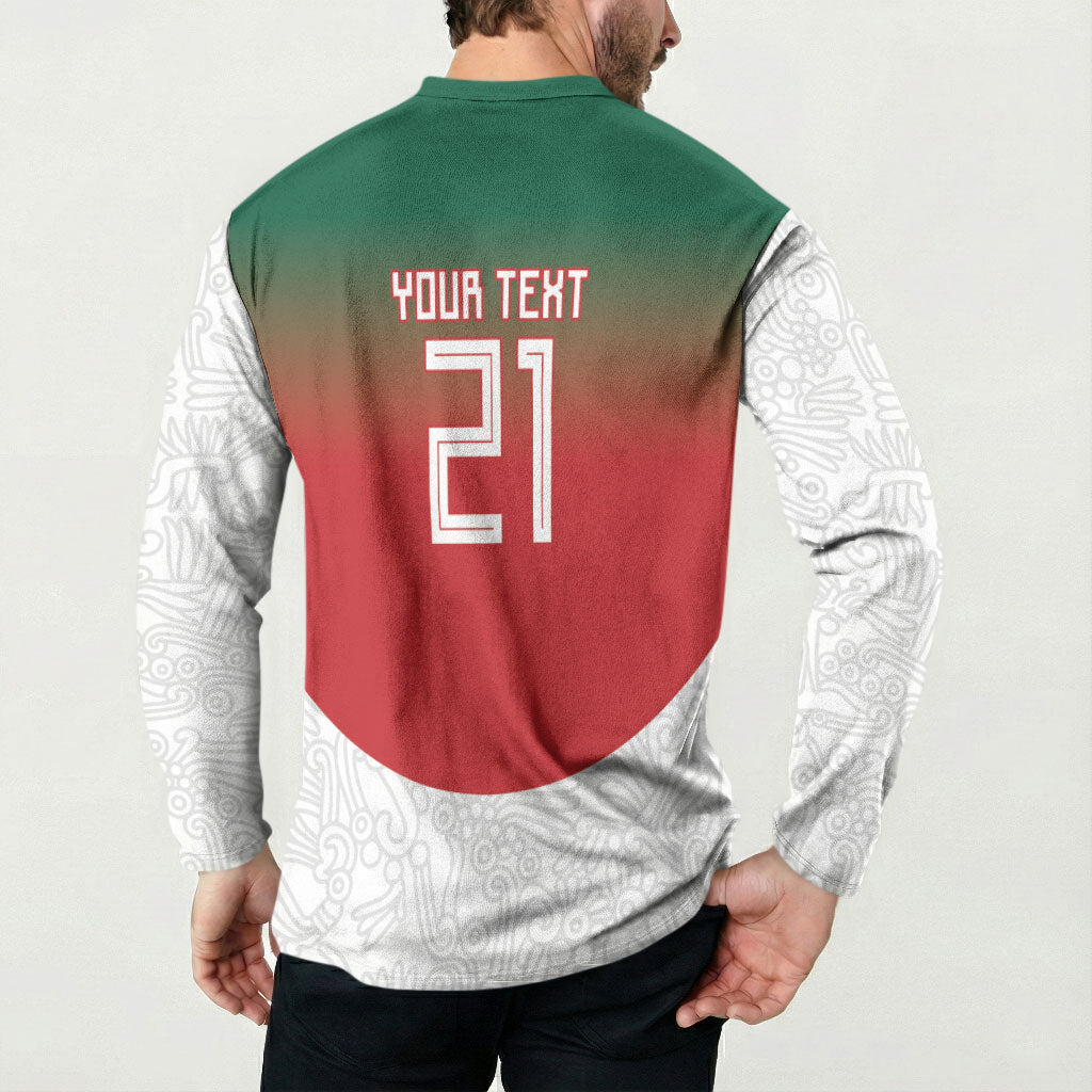 2026 World Football Host Country Mexico Custom Button Sweatshirt Green Version