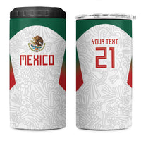 2026 World Football Host Country Mexico Custom 4 in 1 Can Cooler Tumbler Green Version