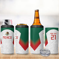 2026 World Football Host Country Mexico Custom 4 in 1 Can Cooler Tumbler Green Version