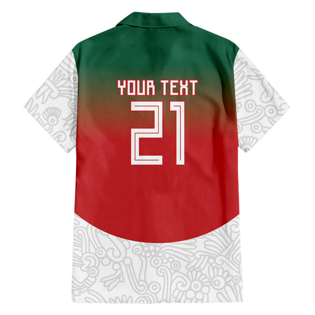 2026 World Football Host Country Mexico Custom Hawaiian Shirt Green Version