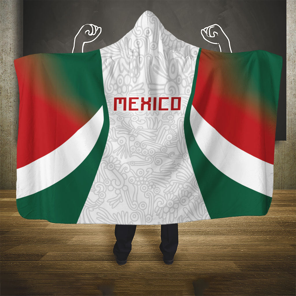 2026 World Football Host Country Mexico Hooded Blanket Green Version