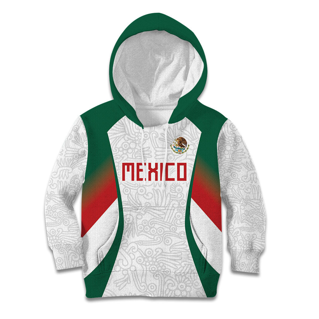 2026 World Football Host Country Mexico Custom Kid Hoodie Green Version