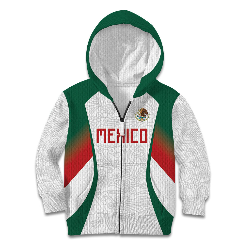 2026 World Football Host Country Mexico Custom Kid Hoodie Green Version